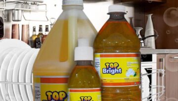 Top Bright Dishwashing Liquid Lemon